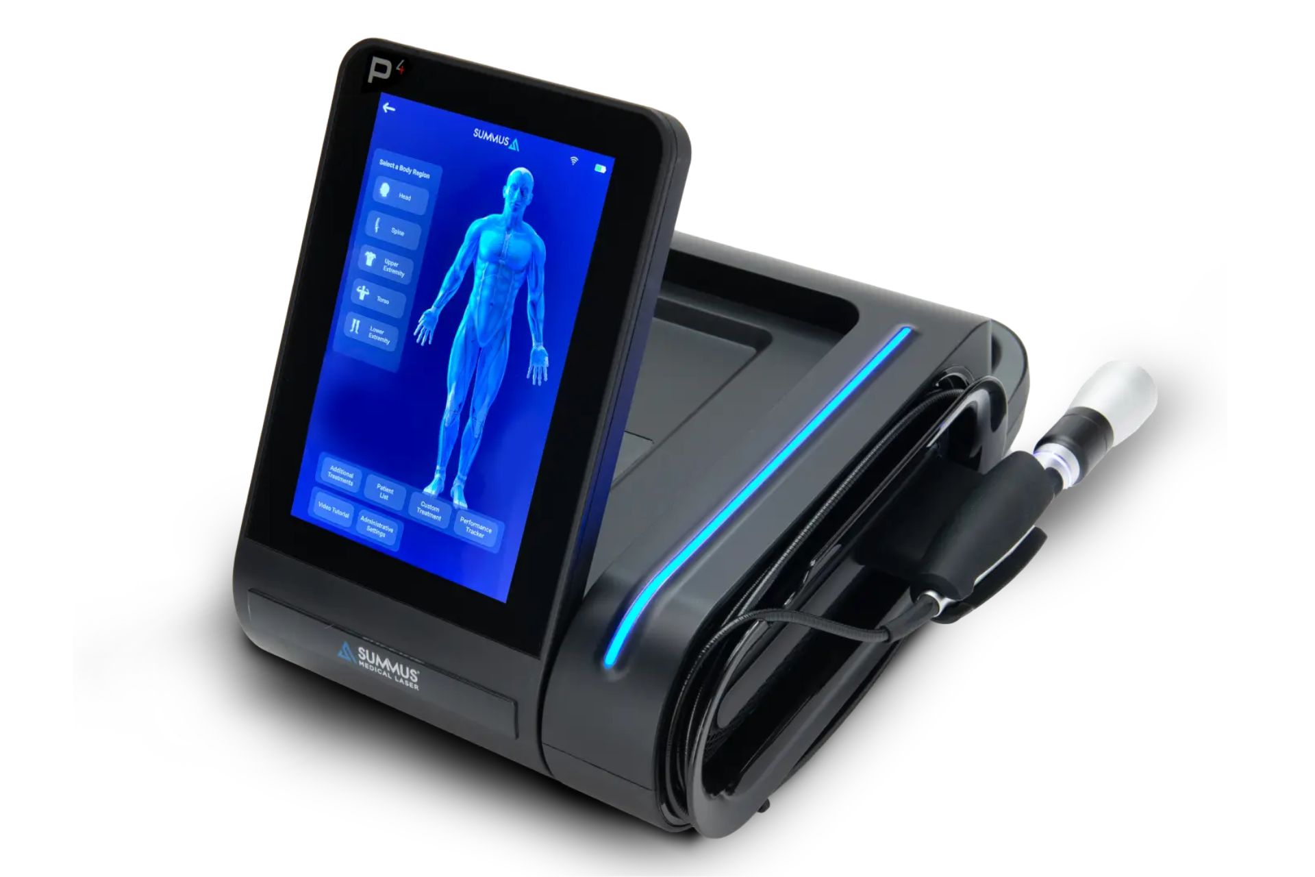 Summus P4 Class IV therapy laser with four wavelengths for deep tissue treatment